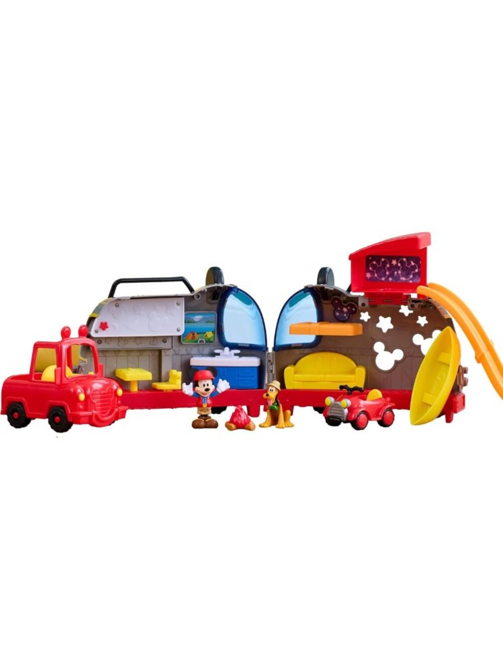 Mickey Mouse Happy Camper Playset with Lights & Sounds - Fun Kids Toy
